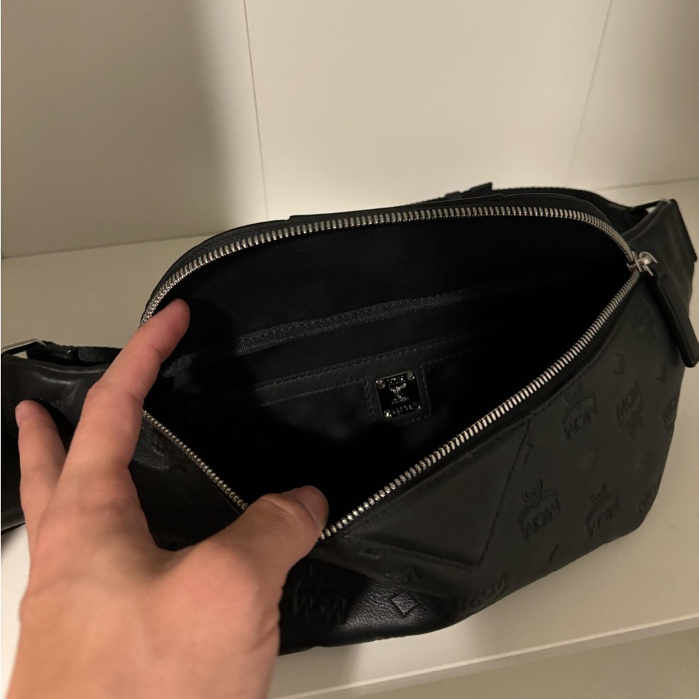 MCM Embossed Leather Belt Bag - Picture 7 of 7